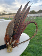 Load image into Gallery viewer, Large Pheasant Feather Hat Pin