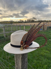 Load image into Gallery viewer, Large Pheasant Feather Hat Pin