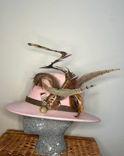 Load image into Gallery viewer, Large Curly Feather Hat Pin
