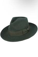 Load image into Gallery viewer, Green Wide Brim Fedora