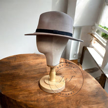 Load image into Gallery viewer, Grey Classic Fedora