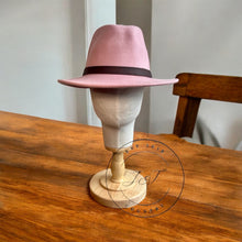 Load image into Gallery viewer, Light Pink Classic Fedora