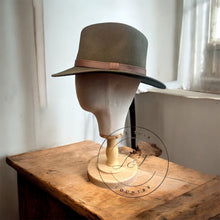 Load image into Gallery viewer, Olive Classic Fedora
