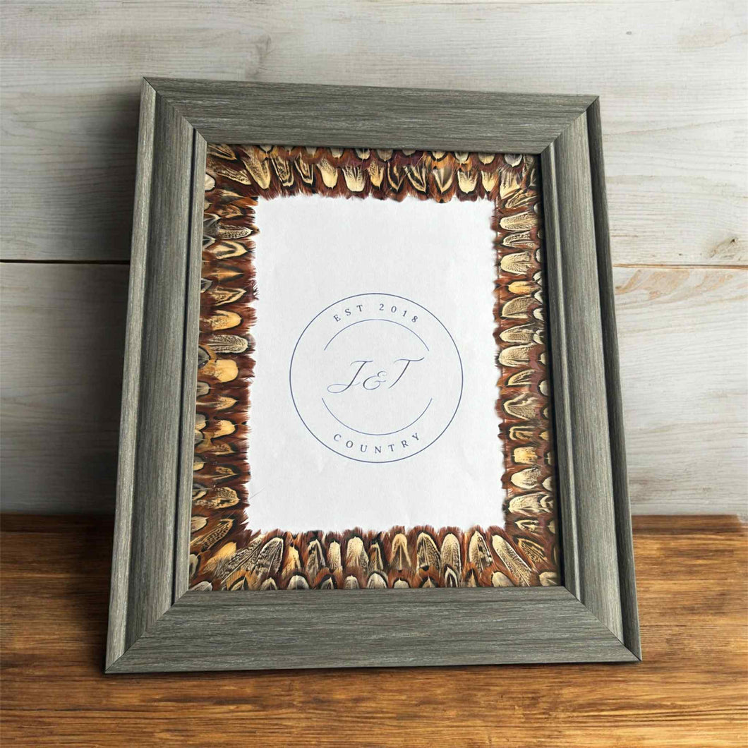 Pheasant Feather photo frame