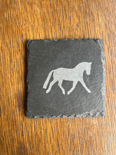 Load image into Gallery viewer, Trotting Horse Slate Coasters

