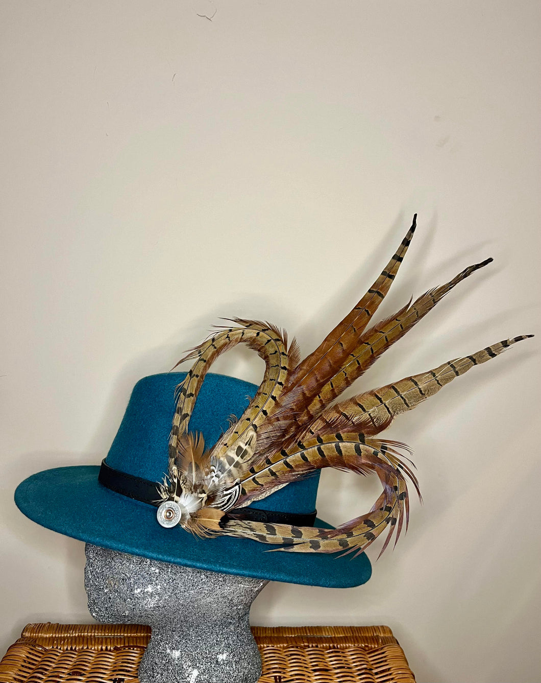 Extra Large Feather Hat Pin