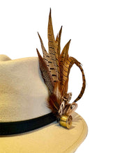 Load image into Gallery viewer, Extra Large Pheasant Feather Hat pin
