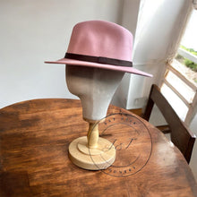 Load image into Gallery viewer, Light Pink Classic Fedora
