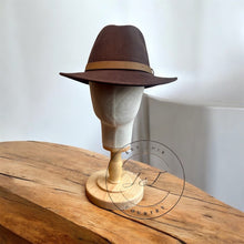Load image into Gallery viewer, Brown Classic Fedora
