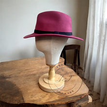 Load image into Gallery viewer, Raspberry Classic Fedora
