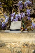 Load image into Gallery viewer, Extra Large Pheasant and Peacock Feather Hat Pin
