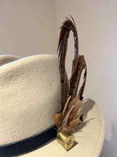 Load image into Gallery viewer, Large Pheasant Feather Hat Pin
