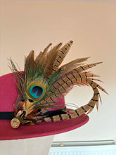 Load image into Gallery viewer, Extra Large Pheasant and Peacock Feather Hat Pin
