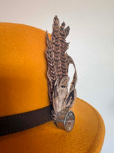 Load image into Gallery viewer, Large Pheasant Feather Hat Pin
